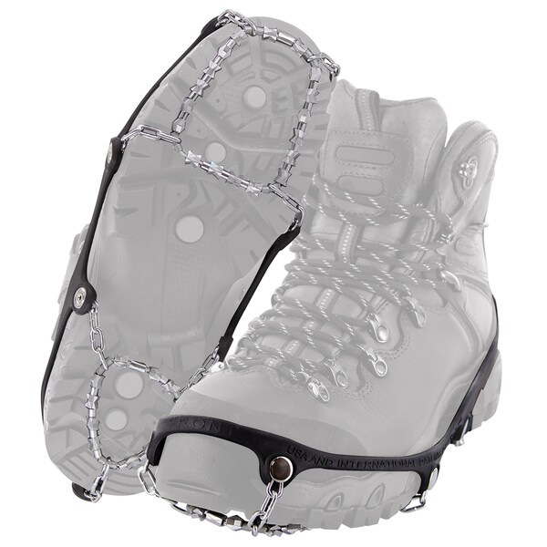 Yaktrax Diamond Grip Unisex Rubber/Steel Snow and Ice Traction Black W 7.5-10/M 6.5-9 Waterproof 1 p 08531 - main